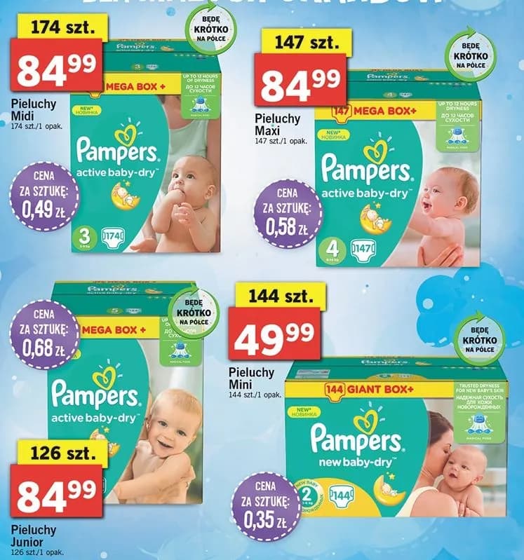 Pampersy w Lidlu: Zaskakująco niskie ceny, które musisz znać!