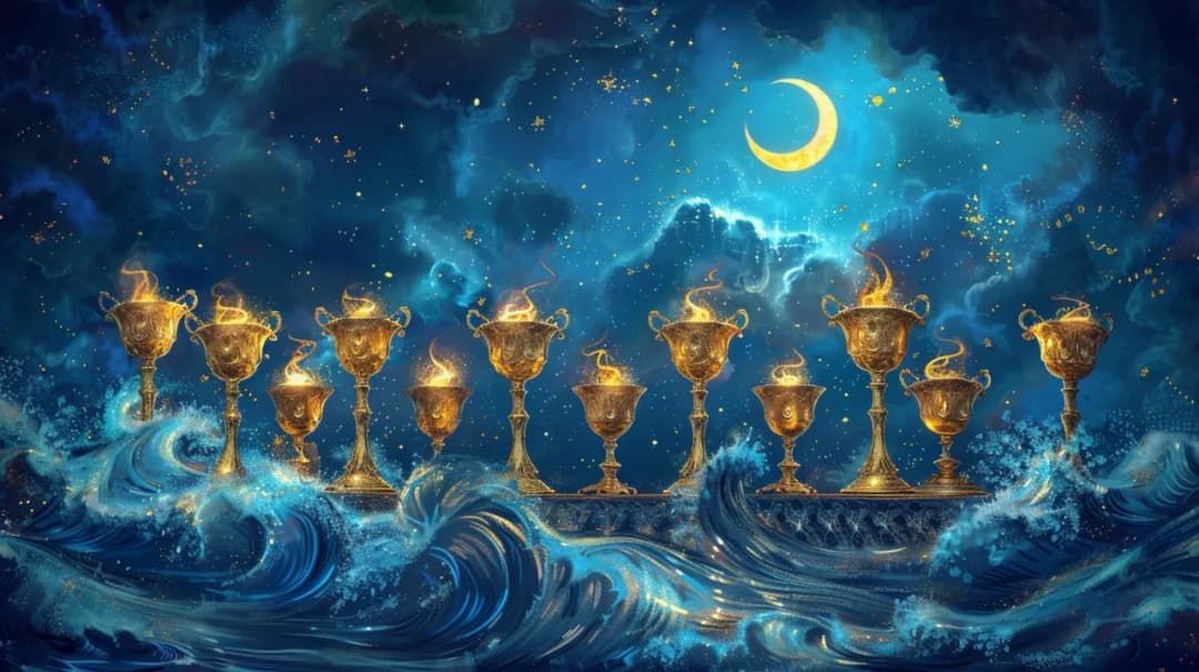 Dziesiątka Kielichów - poznaj znaczenie tej karty tarota