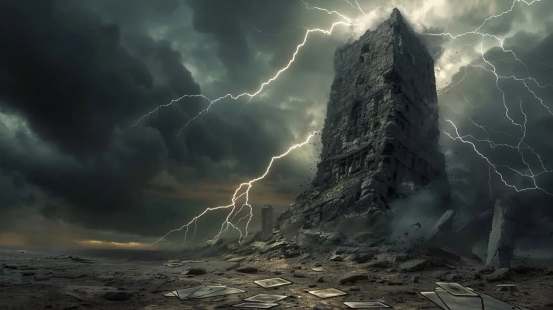 Wieża - znaczenie i interpretacja karty tarota Wieży w 2025 roku